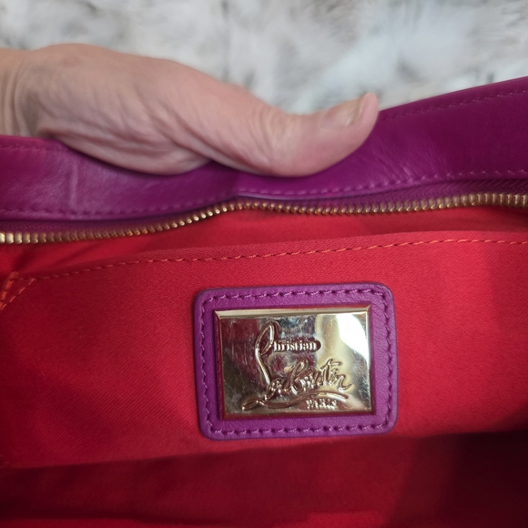 RARE Christian Louboutin Loubiposh Studded Clutch/Shoulder/Crossbody Bag - Picture 9 of 16